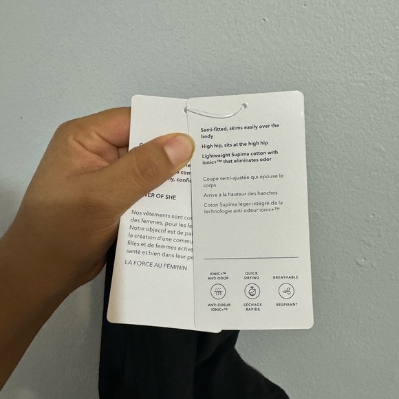 Athleta Black Supima Cotton top - Picture 4 of 4